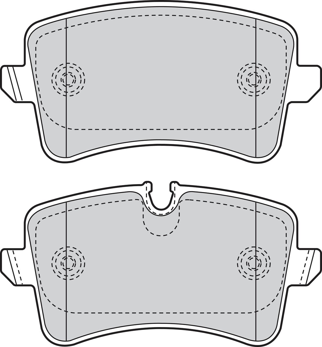 Jeu de 4 plaquettes de frein VALEO ref. 302157
